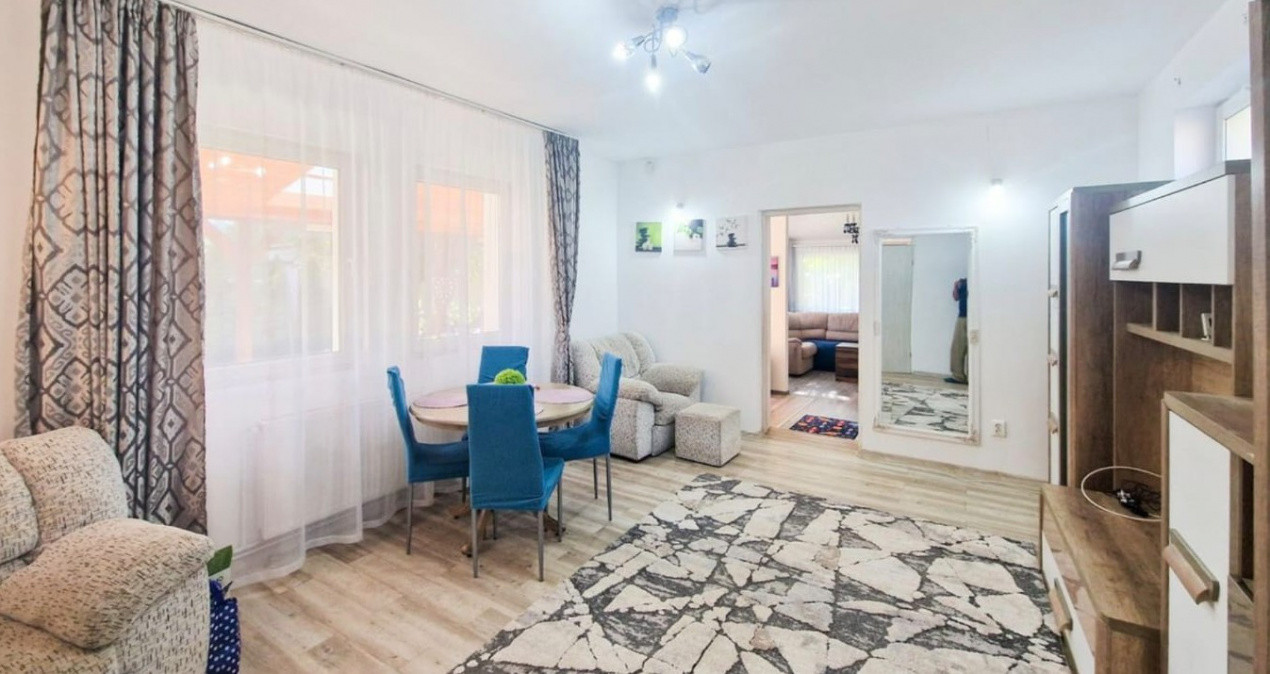 Casa cu 4 camere,   terasa acoperita,  curte de 700 mp, zona Kaufland -  Buzesti