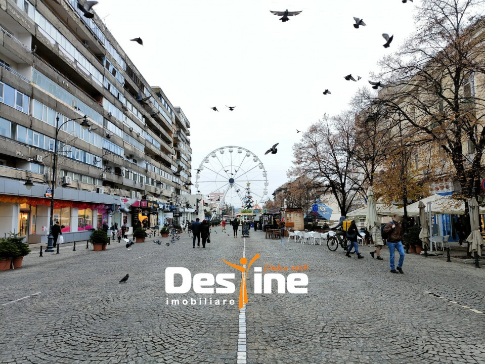 Spațiu comercial, pietonal Ștefan cel Mare – 40mp, utilat cu AC, grup sanitar