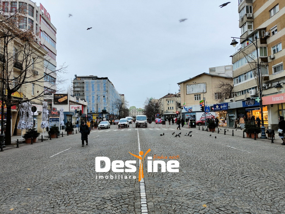 Spațiu comercial, pietonal Ștefan cel Mare – 40mp, utilat cu AC, grup sanitar
