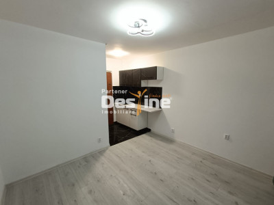 Bularga - Garsonieră 17 mp, etaj 1, renovată complet, bucătărie pe comandă, AC