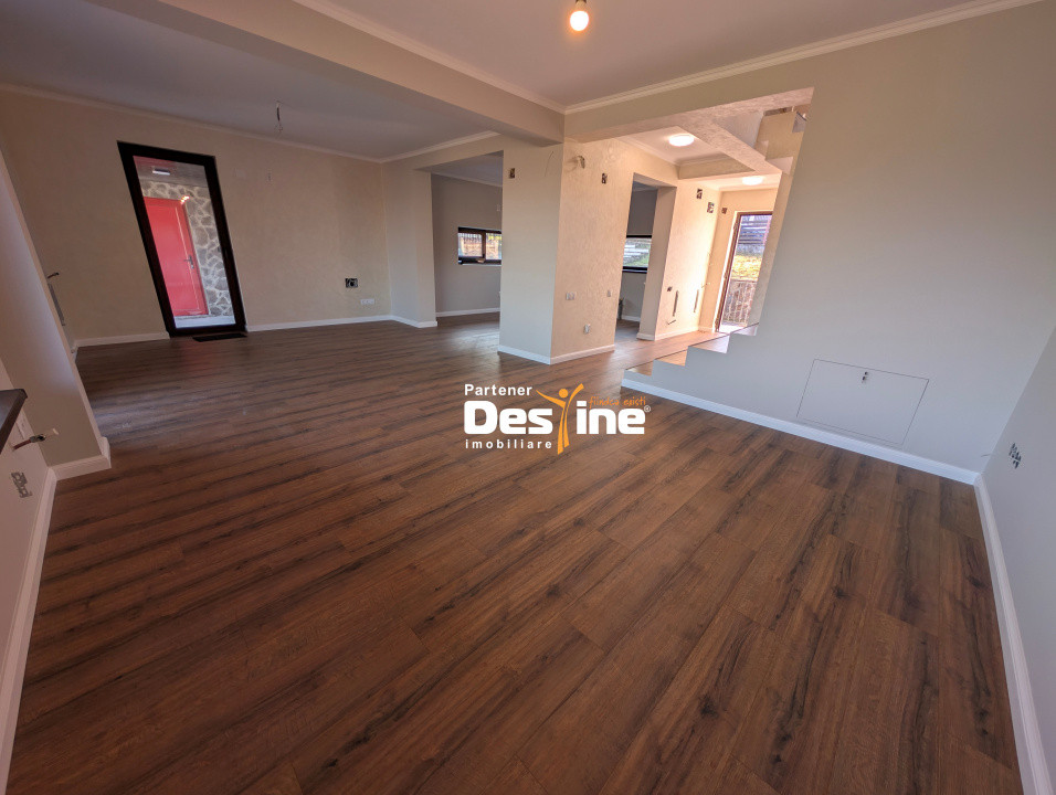 Casă design Nordic D+P+1+POD stil Scandinav 160 mpU și 800 mp teren Rond Bucium