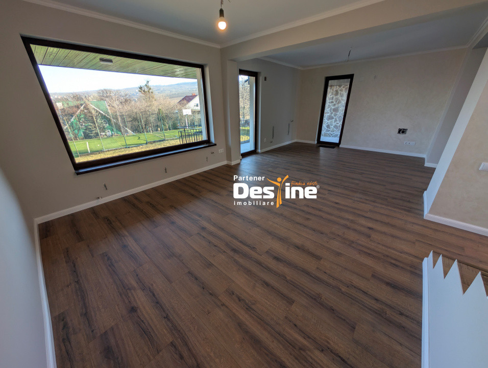 Casă design Nordic D+P+1+POD stil Scandinav 160 mpU și 800 mp teren Rond Bucium