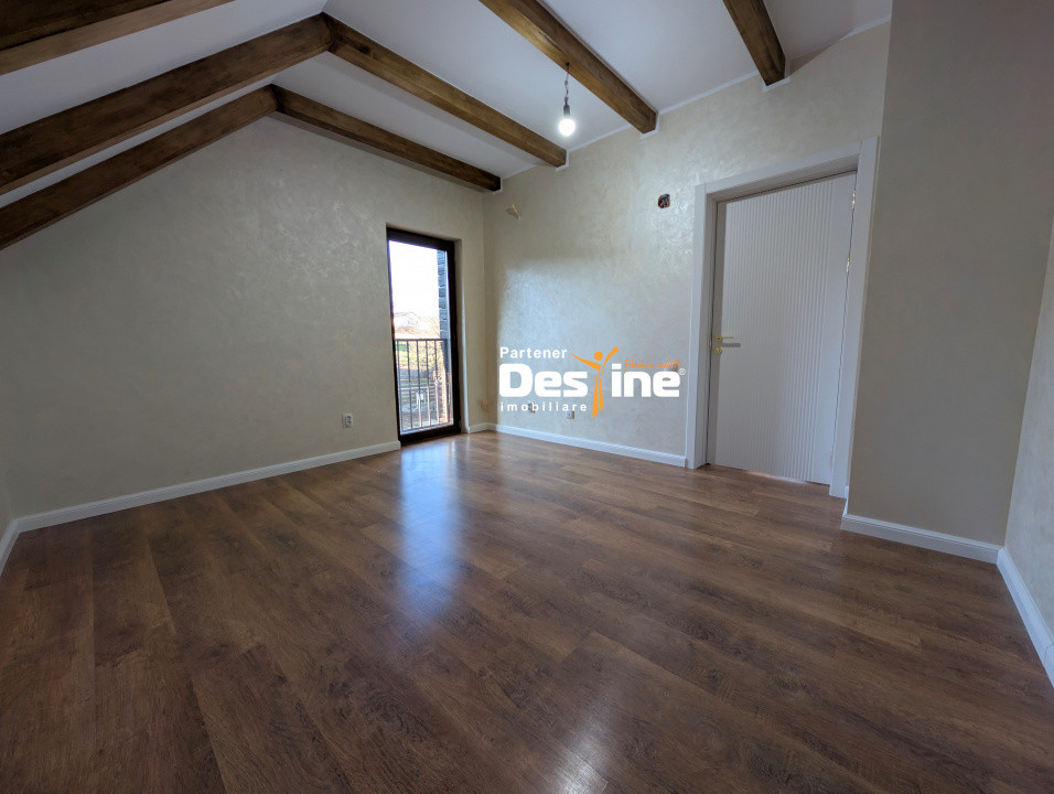 Casă design Nordic D+P+1+POD stil Scandinav 160 mpU și 800 mp teren Rond Bucium