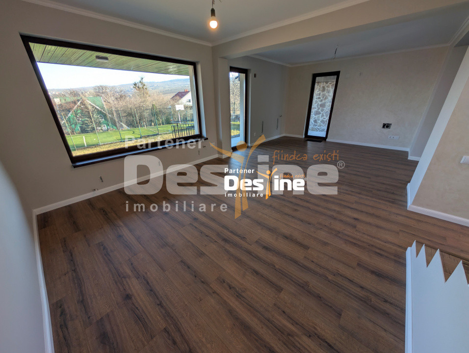 Casă design Nordic D+P+1+POD stil Scandinav 160 mpU și 800 mp teren Rond Bucium