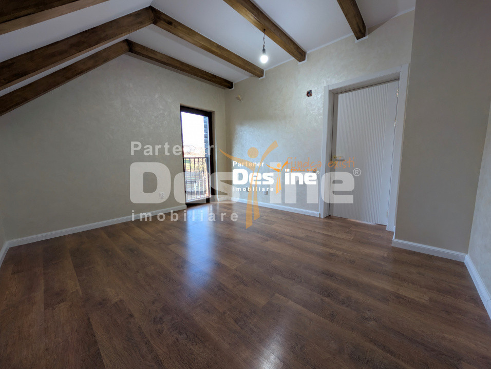 Casă design Nordic D+P+1+POD stil Scandinav 160 mpU și 800 mp teren Rond Bucium