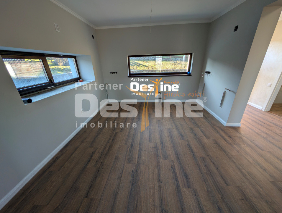 Casă design Nordic D+P+1+POD stil Scandinav 160 mpU și 800 mp teren Rond Bucium
