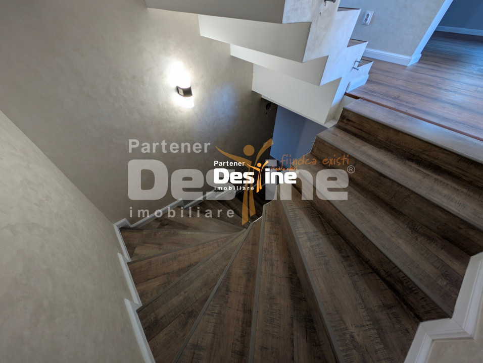 Casă design Nordic D+P+1+POD stil Scandinav 160 mpU și 800 mp teren Rond Bucium