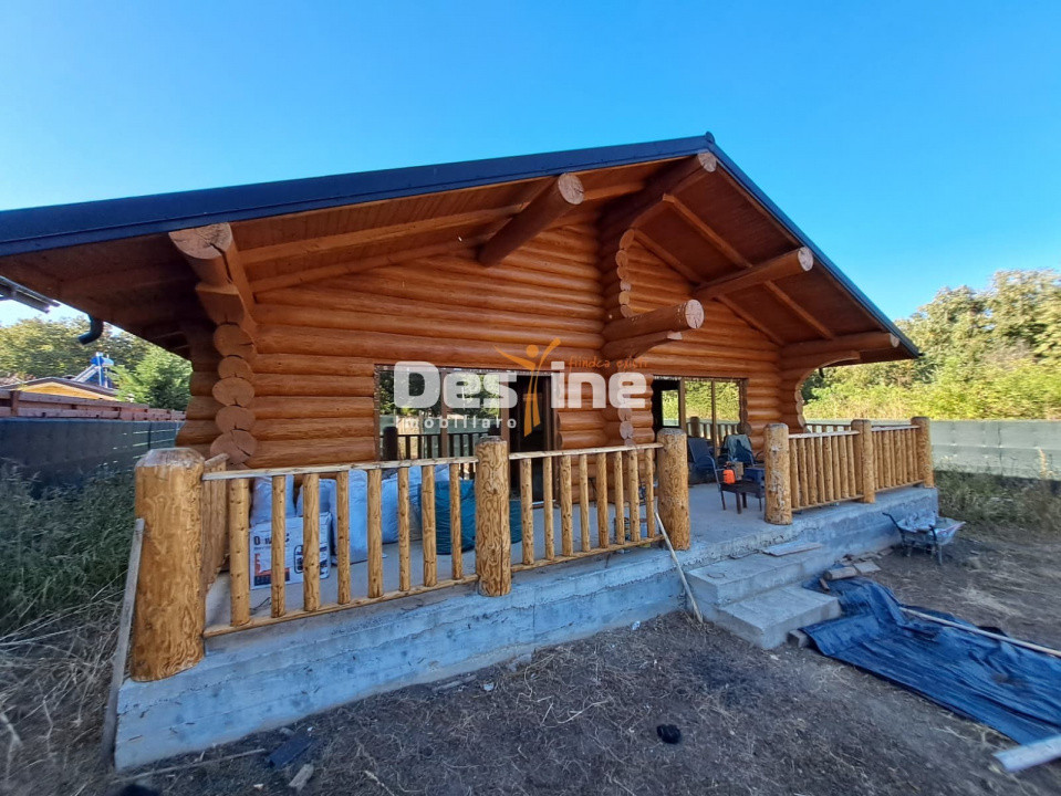 Ciurbesti - Miroslava, Cabana de lemn 117mp, 69.900 euro
