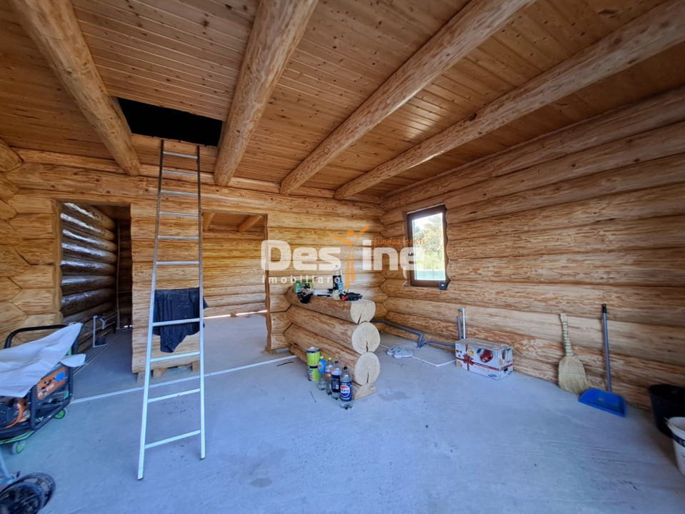 Ciurbesti - Miroslava, Cabana de lemn 117mp, 69.900 euro