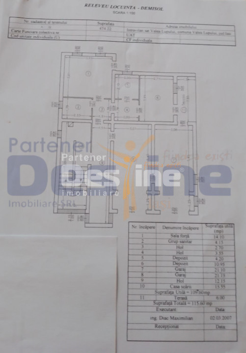 Vila , D+P+1+M+POD, 474 mp, Valea Lupului