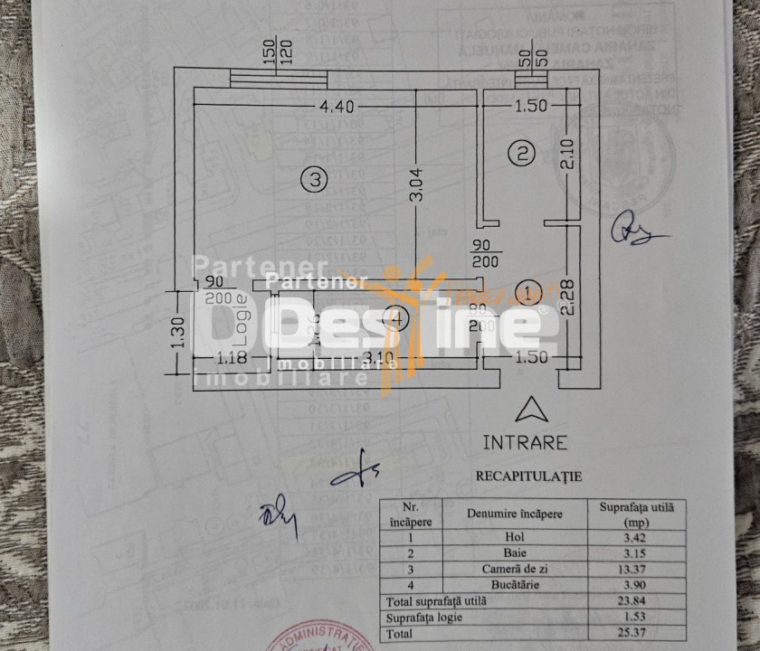 Garsonieră 25 mp, etaj 4, renovată complet, mobilată și utilată - Pascani