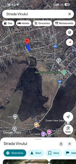 Teren intravilan 700 mp – Breazu, str. Vinului – utilități, priveliște pădure