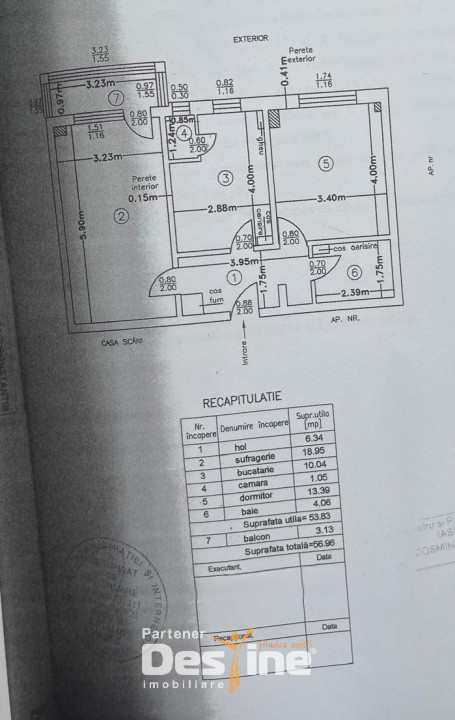 Apartament 2 camere 59,69mp, Aleea Tudor Neculai - NICOLINA