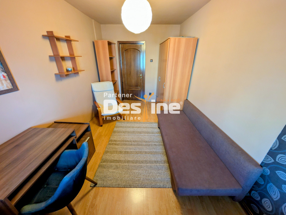 Apartament 3 camere 66 mp decomandat 2 bai mobilat utilat complet lift Gara Mare