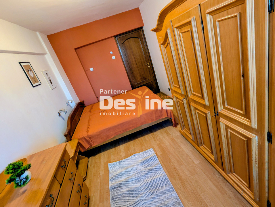 Apartament 3 camere 66 mp decomandat 2 bai mobilat utilat complet lift Gara Mare