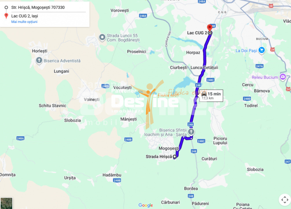 Teren intravilan 1925 mp cu certificat de urbanism si utilitati Mogosesti