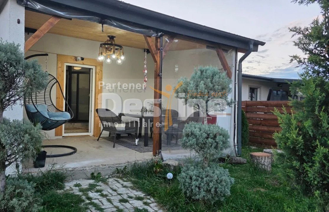 Casă moderna, 4 camere, 106 mp utili, 600 mp teren | Complet mobilată - Visan