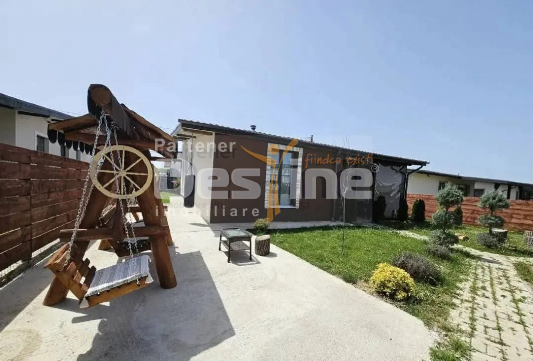 Casă moderna, 4 camere, 106 mp utili, 600 mp teren | Complet mobilată - Visan