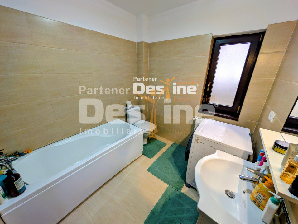 Apartament 2 camere decomandat 59 mp mobilat utilat geam la baie loc de parcare