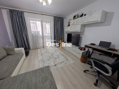 Apartament 2 camere decomandat 59 mp mobilat utilat geam la baie loc de parcare