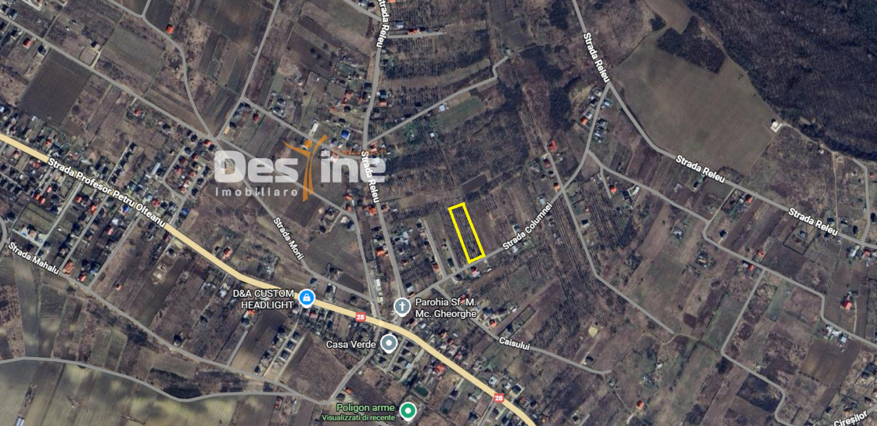 Tomesti-Chicerea, teren intravilan  3523 mp