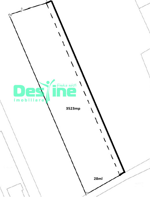 Tomesti-Chicerea, teren intravilan  3523 mp