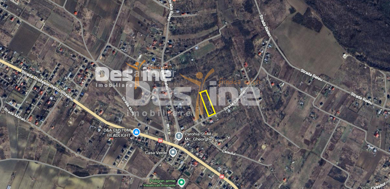 Tomesti-Chicerea, teren intravilan  3523 mp