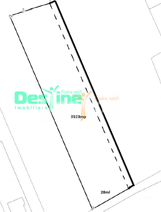 Tomesti-Chicerea, teren intravilan  3523 mp