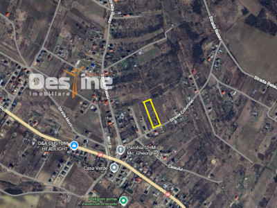 Tomesti-Chicerea, teren intravilan  3523 mp