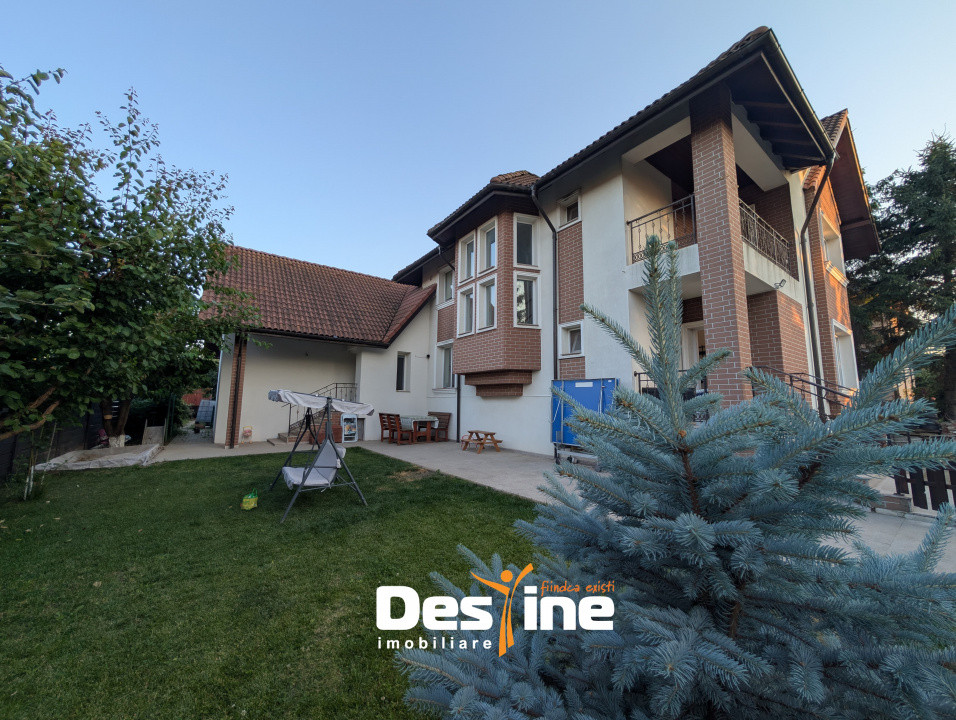 Vilă D+P+1+M 6 camere 180 mp cu 1000 mp teren și utilități, in spate Lidl Bucium