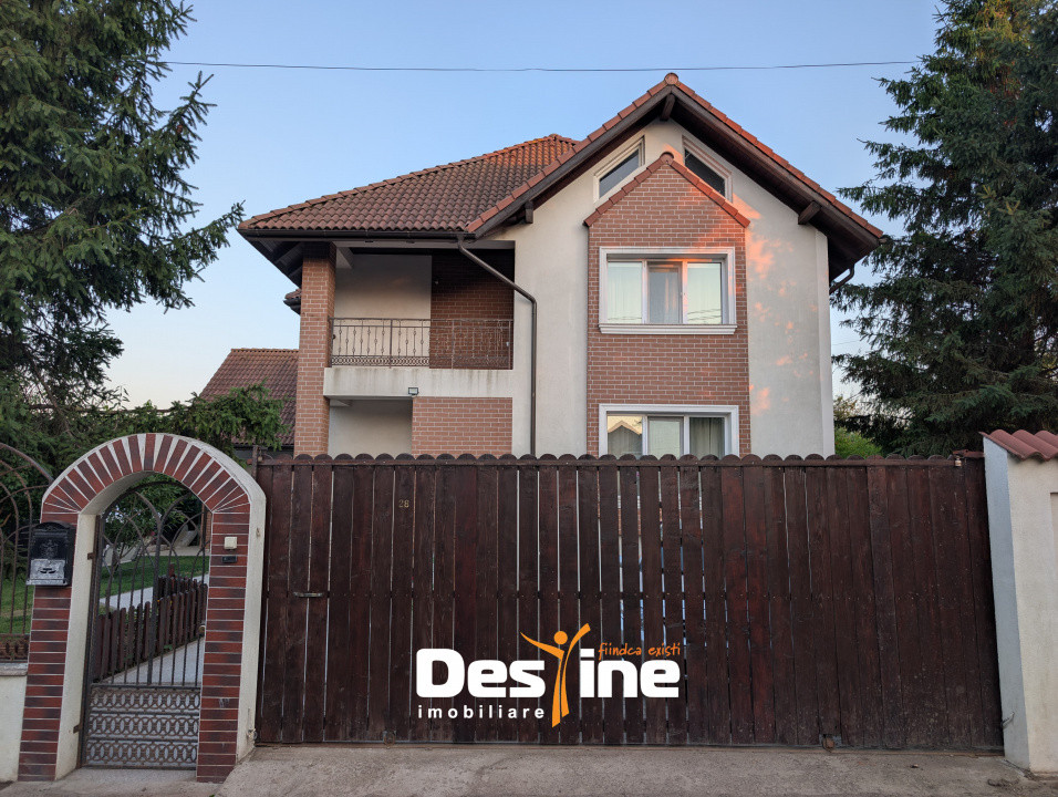 Vilă D+P+1+M 6 camere 180 mp cu 1000 mp teren și utilități, in spate Lidl Bucium