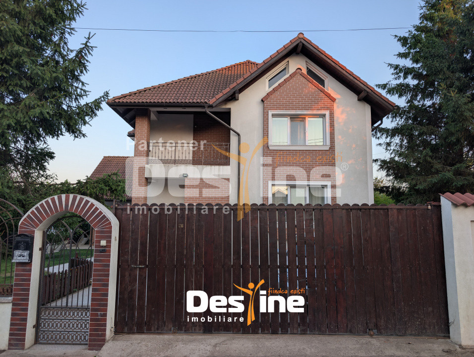 Vilă D+P+1+M 6 camere 180 mp cu 1000 mp teren și utilități, in spate Lidl Bucium