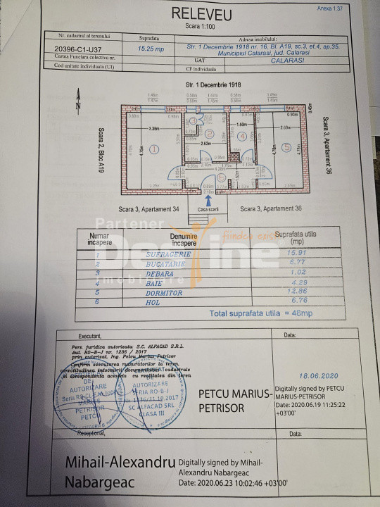 APARTAMENT DE VANZARE CU 2 CAMERE