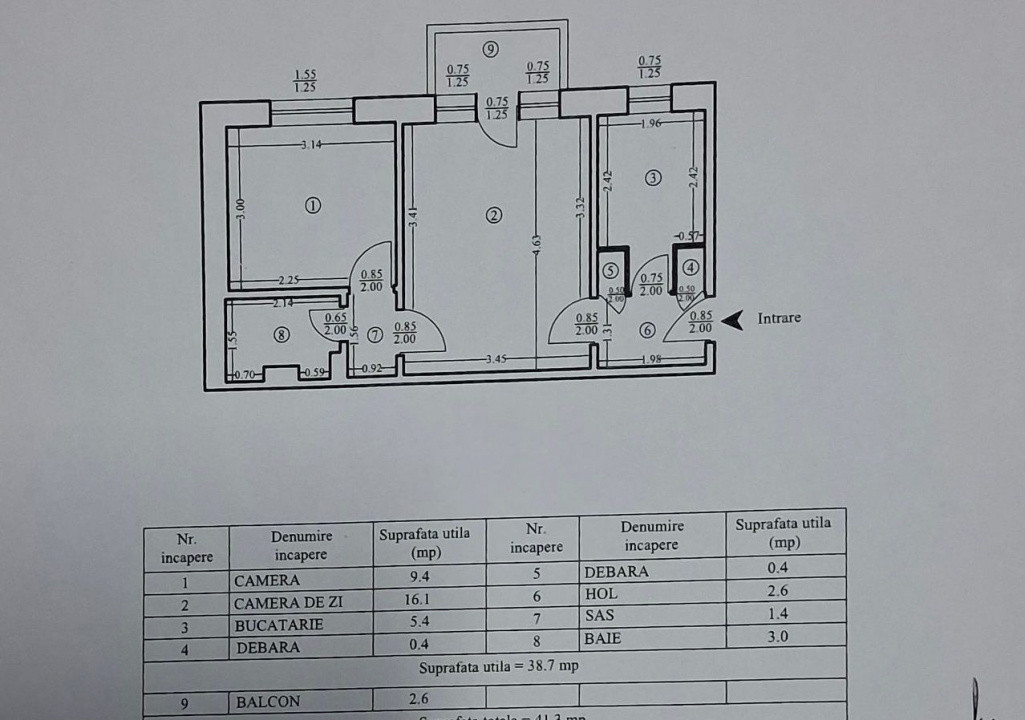 Mircea cel Batran - Apartament 2 Camere 