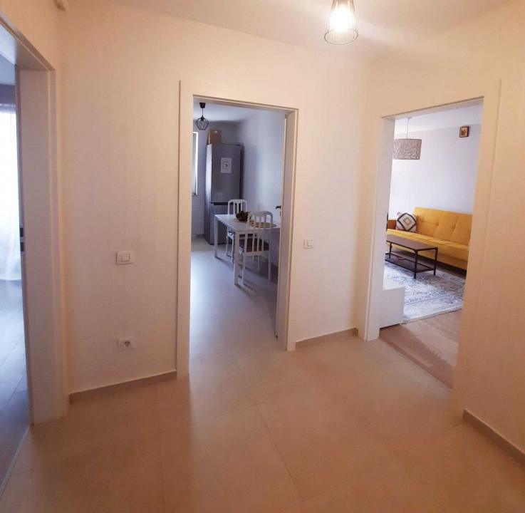 Apartament cu 2 camere, suprafata de 59 mp, incalzire in pardoseala, zona Coresi
