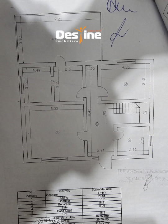 Casa cu etaj si mansarda, 7.200 mp teren, in comuna Probota 