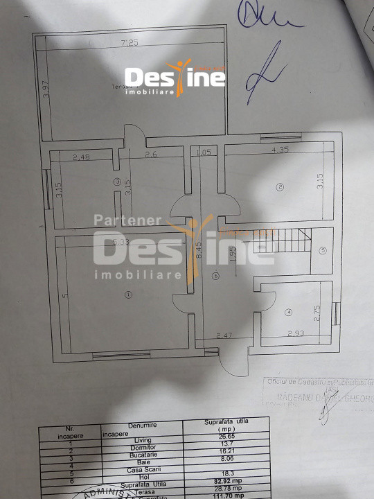 Casa cu etaj si mansarda, 7.200 mp teren, in comuna Probota 