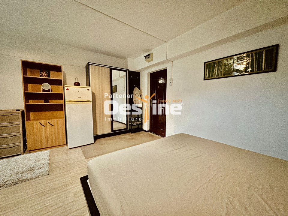 Studio 35mp, complet mobilat și utilat, AC, etaj 1/6 - 5 minute de Palas Mall