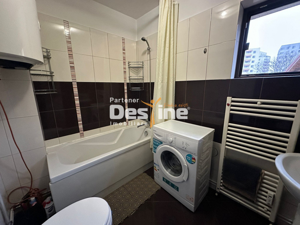 Studio 35mp, complet mobilat și utilat, AC, etaj 1/6 - 5 minute de Palas Mall