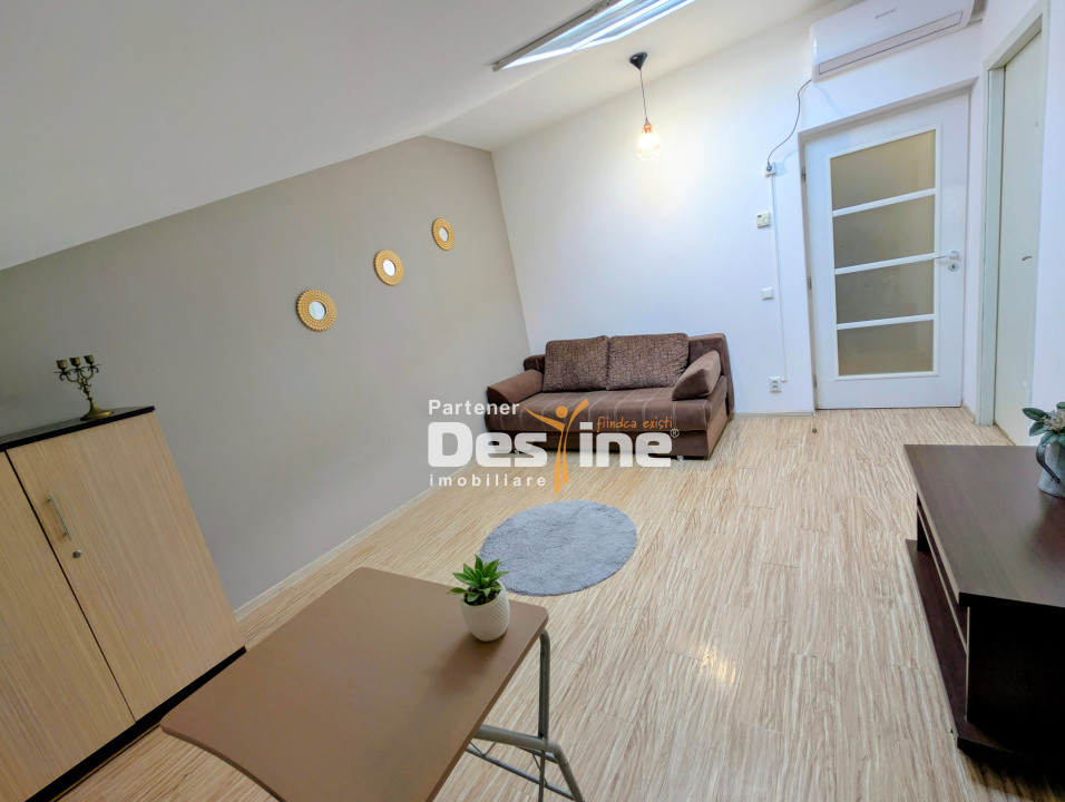 Apartament 1 camera 39 mp mobilat utilat centrala termică nouă Cris Estate Vișan