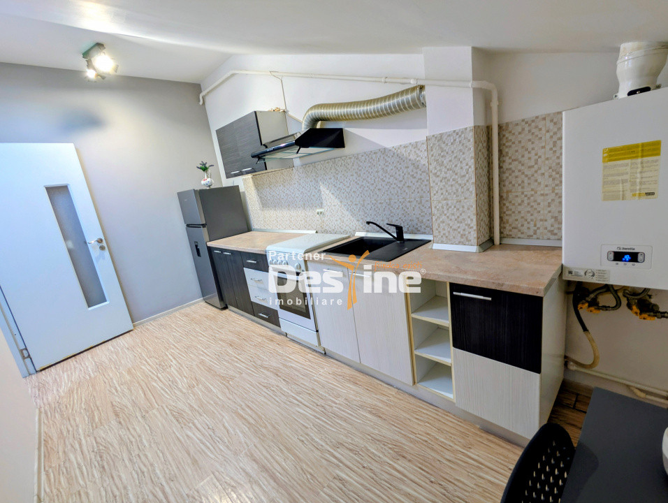 Apartament 1 camera 39 mp mobilat utilat centrala termică nouă Cris Estate Vișan