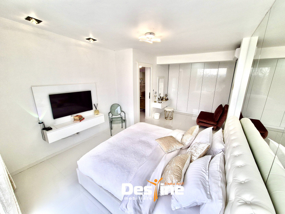 Casă sustenabilă 196 mp cu design futurist, în natură, mobilată utilată BÂRNOVA