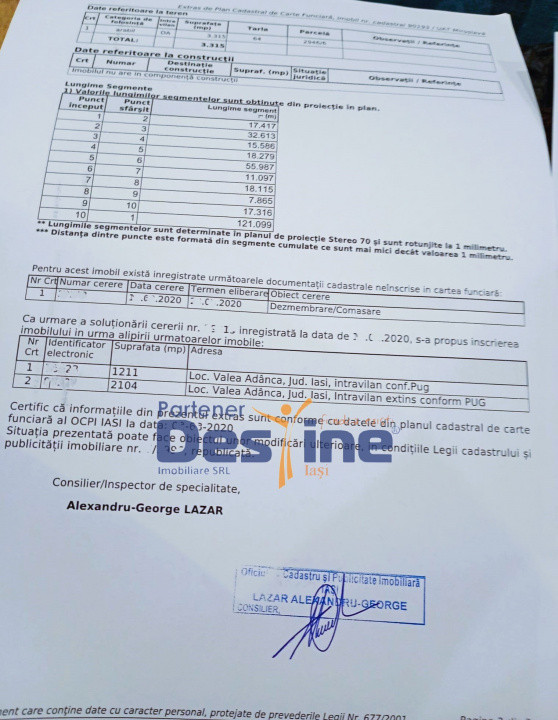 Teren Intravilan 3300 mp Tudor Neculai - CUG, Utilități, Deschidere Stradală