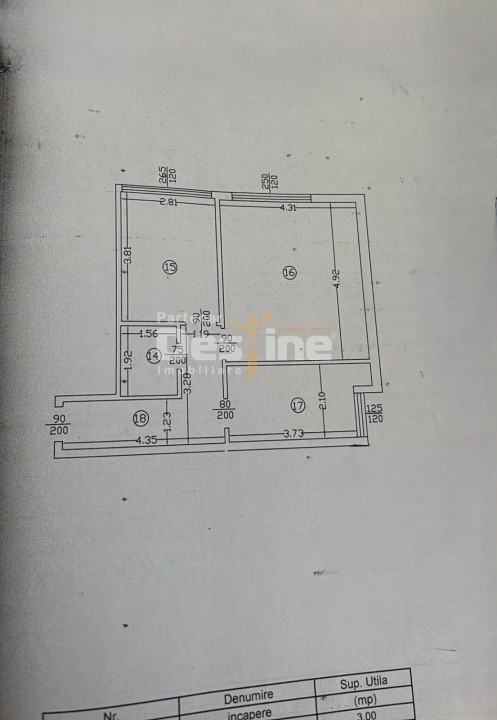 Apartament 2 camere 51 mp model decomandat mobilat și utilat, cartier 2 Băieți 