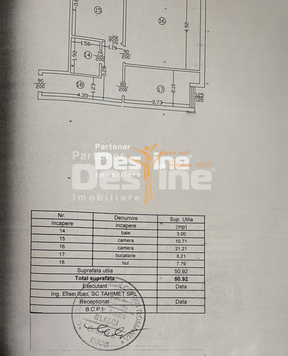 Apartament 2 camere 51 mp model decomandat mobilat și utilat, cartier 2 Băieți 