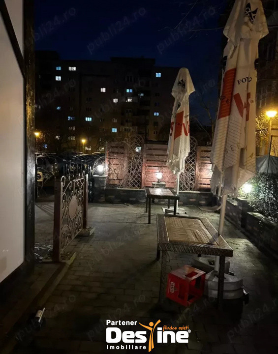 Spatiu comercial 650mp P+1E, terasa deschisa/acoperita, Rahova