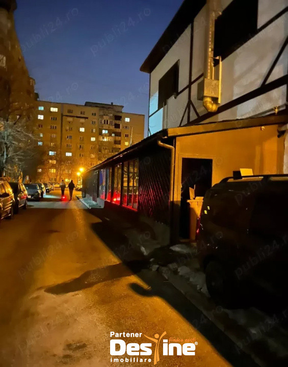 Spatiu comercial 650mp P+1E, terasa deschisa/acoperita, Rahova