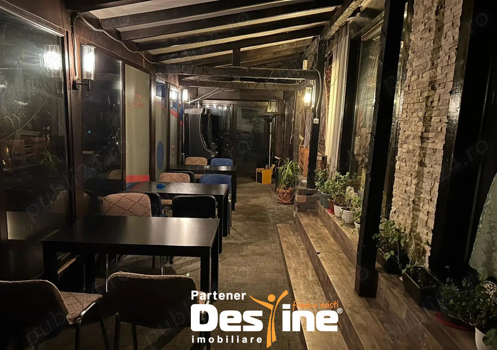 Spatiu comercial 650mp P+1E, terasa deschisa/acoperita, Rahova