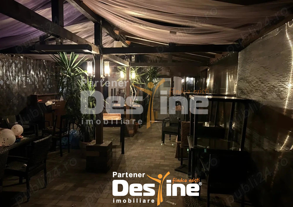 Spatiu comercial 650mp P+1E, terasa deschisa/acoperita, Rahova