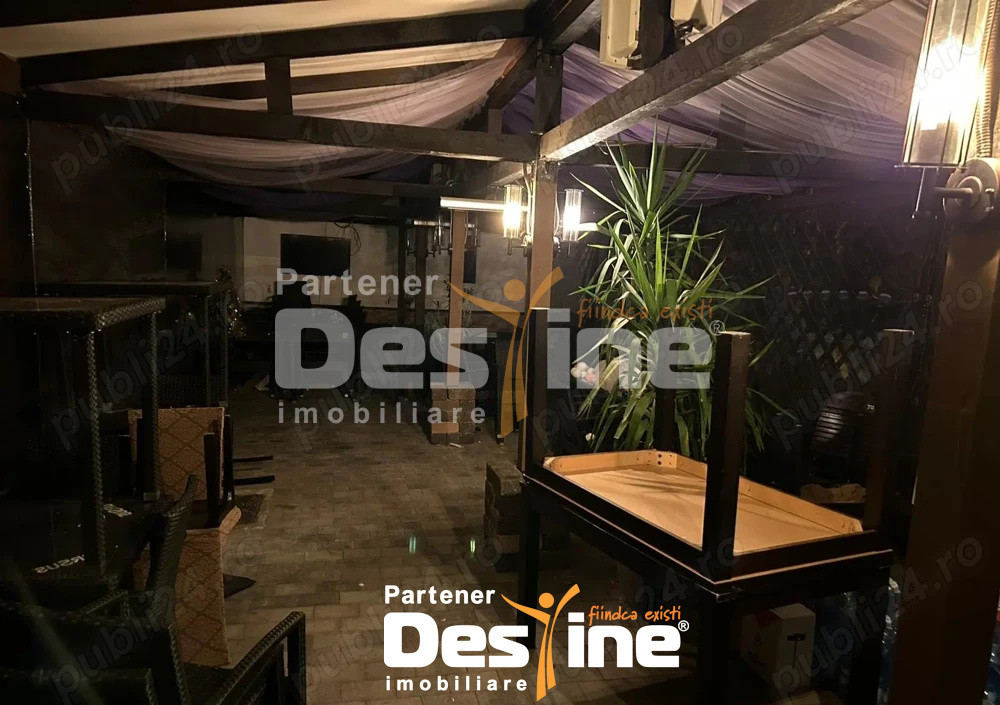 Spatiu comercial 650mp P+1E, terasa deschisa/acoperita, Rahova